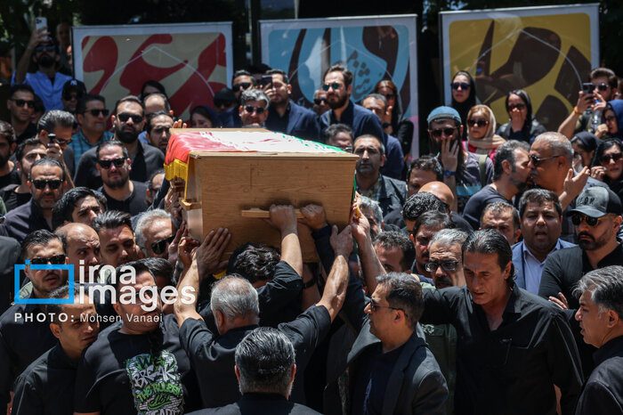 حمیدرضا درجاتی از مقابل خانه هنرمندان تشییع شد