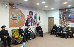 جمعی از خدام رضوی در بدو ورود با نماینده ولی‌فقیه در خوزستان دیدار کردند