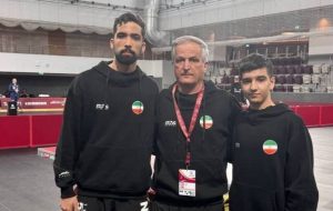 غلبه تیم دوبل تنیس‌روی‌میز ایران در قهرمانی جهان بر قزاقستان