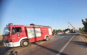 واژگونی تانکر سوخت در محور اندیمشک به شوش یک فوتی داشت واژگونی تانکر سوخت در محور اندیمشک به شوش یک فوتی داشت